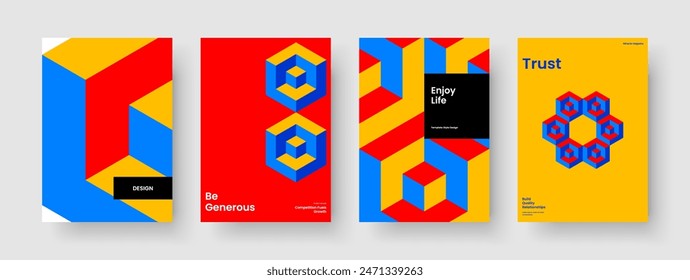 Modern Business Presentation Layout. Geometric Poster Design. Creative Book Cover Template. Banner. Report. Background. Flyer. Brochure. Advertising. Leaflet. Newsletter. Catalog. Pamphlet