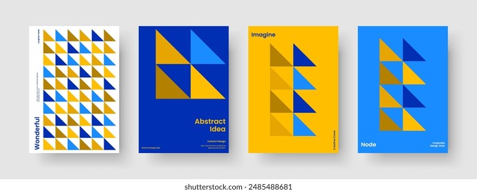 Modern Business Presentation Layout. Geometric Background Template. Creative Banner Design. Report. Book Cover. Brochure. Flyer. Poster. Newsletter. Catalog. Advertising. Brand Identity. Pamphlet