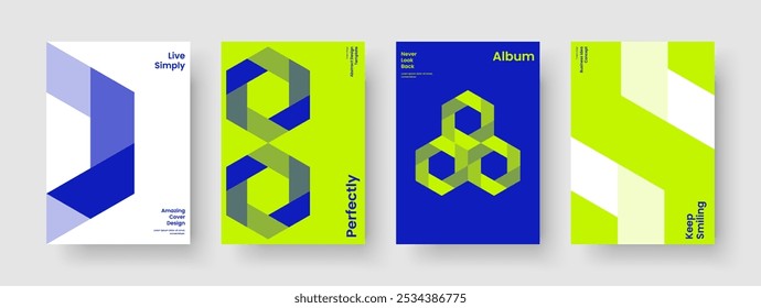 Layout Moderno de Apresentação de Negócios. Design de cartaz geométrico. Modelo de banner isolado. Capa de Livro. Histórico. Panfleto. Relatório. Brochura. Panfleto. Publicidade. Conhecimento manual. Catálogo. Revista