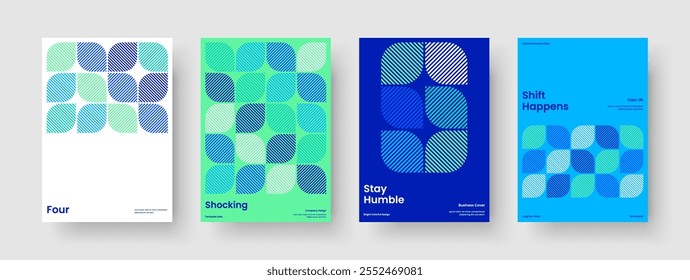 Modern Business Presentation Layout. Geometric Book Cover Template. Isolated Poster Design. Background. Banner. Flyer. Brochure. Report. Handbill. Portfolio. Newsletter. Advertising. Brand Identity