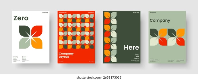 Modern Business Presentation Layout. Geometric Banner Design. Creative Book Cover Template. Background. Report. Brochure. Poster. Flyer. Magazine. Advertising. Leaflet. Brand Identity. Notebook