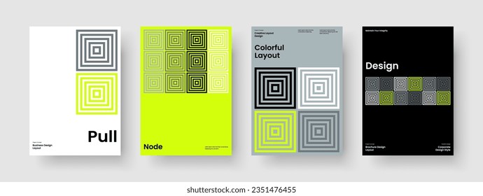 Modern Business Presentation Layout. Isolated Brochure Design. Geometric Banner Template. Poster. Flyer. Book Cover. Report. Background. Notebook. Newsletter. Brand Identity. Magazine. Journal