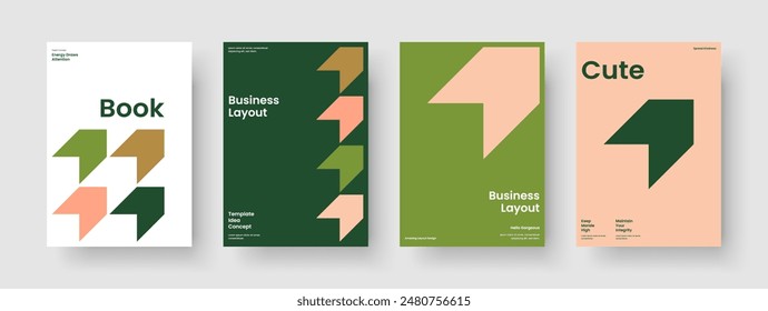 Modern Business Presentation Layout. Isolated Background Template. Abstract Book Cover Design. Report. Banner. Flyer. Poster. Brochure. Catalog. Leaflet. Newsletter. Magazine. Brand Identity
