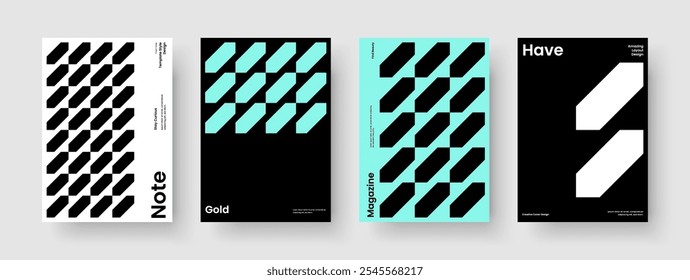 Modernes Präsentationslayout für Unternehmen. Isolierte Bannervorlage. Geometrisches Broschürendesign. Bericht. Buchumschlag. Hintergrund. Poster. Flyer. Newsletter. Markenidentität. Katalog. Notebook. Zeitschrift