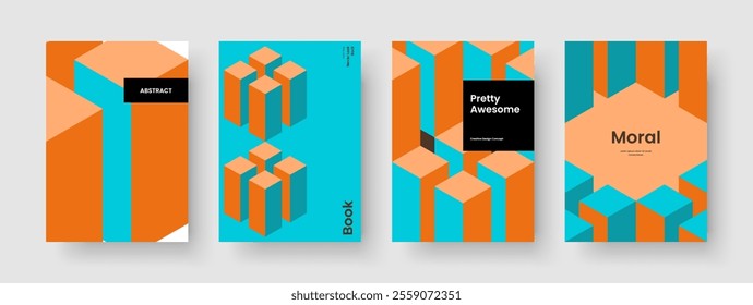 Modern Business Presentation Layout. Isolated Poster Design. Abstract Background Template. Banner. Flyer. Book Cover. Report. Brochure. Brand Identity. Journal. Leaflet. Handbill. Notebook
