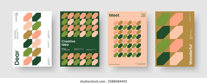 Modern Business Presentation Layout. Isolated Background Design. Geometric Poster Template. Report. Flyer. Banner. Book Cover. Brochure. Newsletter. Journal. Catalog. Pamphlet. Brand Identity