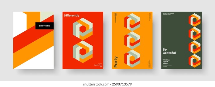 Modern Business Presentation Layout. Isolated Flyer Design. Abstract Poster Template. Banner. Background. Book Cover. Report. Brochure. Portfolio. Pamphlet. Catalog. Brand Identity. Handbill