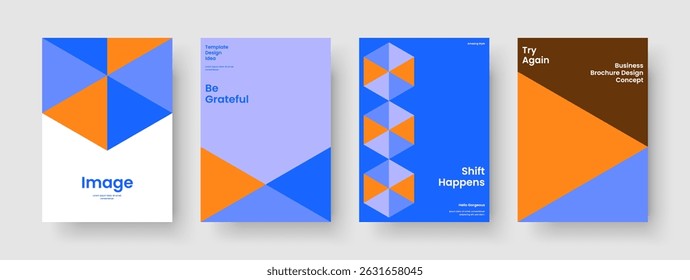 Modern Business Presentation Layout. Isolated Report Design. Abstract Brochure Template. Book Cover. Banner. Background. Flyer. Poster. Catalog. Brand Identity. Journal. Portfolio. Advertising