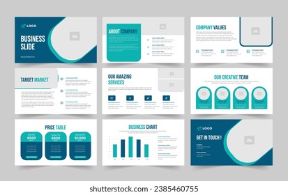 Modern Business presentation slide template and Business keynote presentation