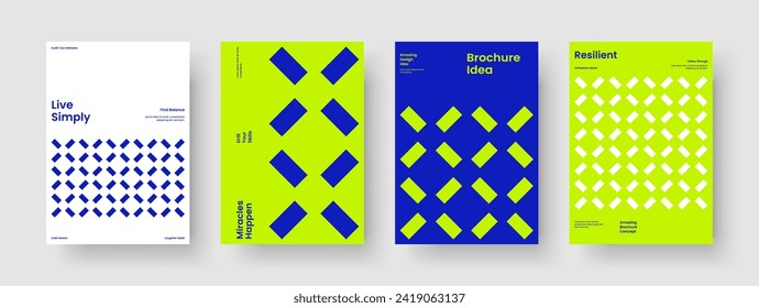 Modern Business Presentation Template. Abstract Brochure Layout. Geometric Book Cover Design. Banner. Report. Background. Poster. Flyer. Notebook. Newsletter. Portfolio. Brand Identity. Pamphlet