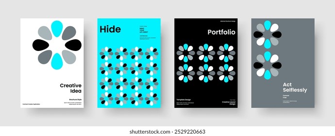 Modern Business Presentation Template. Abstract Report Design. Geometric Flyer Layout. Brochure. Background. Banner. Poster. Book Cover. Journal. Handbill. Leaflet. Newsletter. Catalog. Advertising