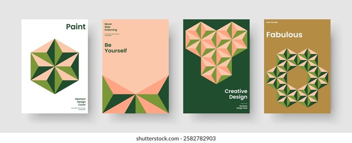 Modern Business Presentation Template. Abstract Book Cover Layout. Geometric Flyer Design. Report. Background. Brochure. Poster. Banner. Portfolio. Notebook. Newsletter. Journal. Magazine
