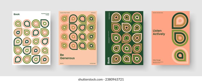 Plantilla de presentación de negocios moderna. Diseño creativo de afiches. Diseño de informes geométricos. Portada del libro. Folleto. Volante. Antecedentes. Cartel. Identidad de marca. Folleto. Cuaderno. Catálogo. Boletín