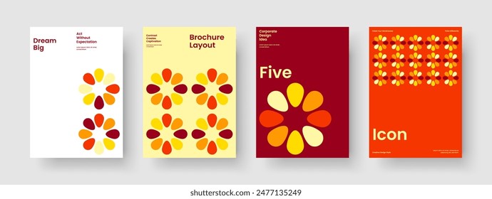 Moderna Plantilla de presentación de negocios. Diseño de Anuncio creativo. Diseño de folleto aislado. Informe. Portada del libro. Cartel. Volante. Antecedentes. Identidad de marca. Boletín informativo. Cartera. Revista. Diario