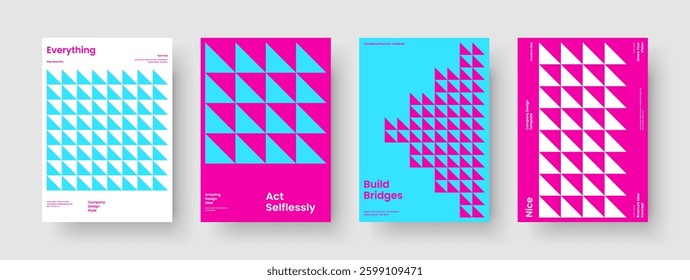 Modern Business Presentation Template. Geometric Report Design. Isolated Background Layout. Flyer. Poster. Brochure. Book Cover. Banner. Journal. Newsletter. Pamphlet. Magazine. Portfolio