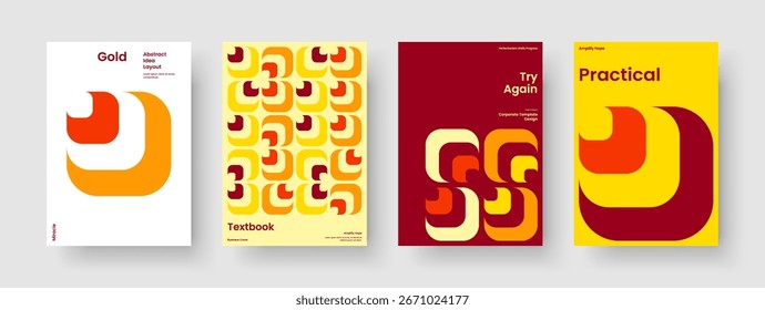 Vorlage für moderne Geschäftspräsentationen. Geometrisches Broschürendesign. Abstraktes Berichtslayout. Flyer. Poster. Buchumschlag. Banner. Hintergrund. Notebook. Zeitschrift. Handzettel Packungsbeilage. Broschüre. Newsletter