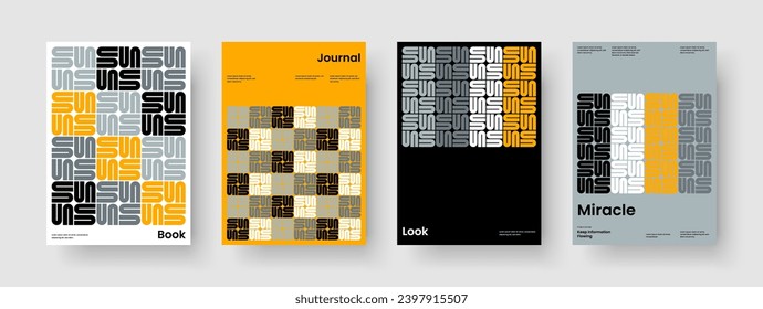 Plantilla de presentación de negocios moderna. Diseño de informe aislado. Diseño del folleto geométrico. Portada del libro. Volante. Antecedentes. Cartel. Cartel. Boletín informativo. Cartera. Billete. Revista. Identidad de marca