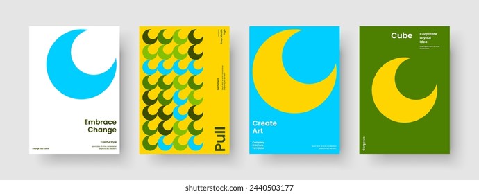 Modern Business Presentation Template. Isolated Report Layout. Geometric Background Design. Banner. Poster. Book Cover. Brochure. Flyer. Portfolio. Catalog. Leaflet. Newsletter. Advertising