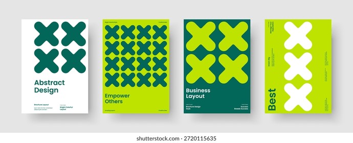 Plantilla de presentación de negocios moderna. Diseño de fondo aislado. Diseño de folleto creativo. Anuncio. Informe. Cartel. Portada de libro. Volante. Folleto. Boletín informativo. Cuaderno. Diario. Publicidad