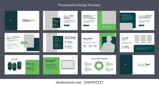 modern business presentation template with minimal presentation background design, brochure design, flyer leaflet, website slider, landing page, annual report, company profile