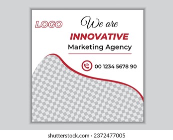 Modern Business Social media post design template design or web banner design 