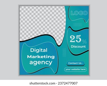 Modern Business Social media post design template design or web banner design 