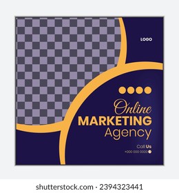 Modern Business social media post template.