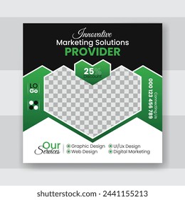 Modern Business social media post web banner design template