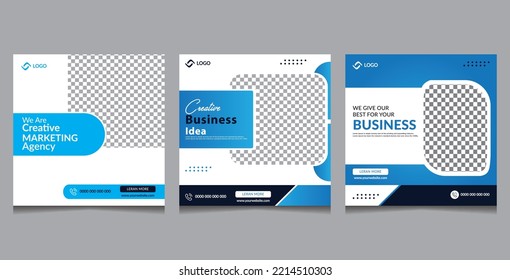 Modern Business Social Media Template Creative Flayer Design.