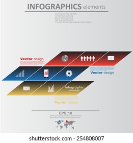 Modern business steb origami style options banner. Vector illustration. can be used for workflow layout, diagram, number options, step up options, web template, infographics.