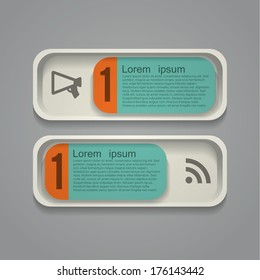 Modern Business step options. Vector illustration. can be used for workflow layout, diagram, number options, step up options, web design, infographics, banner.
