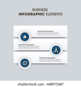 Modern Business step options. Vector illustration. can be used for workflow layout, diagram, number options, step up options, web design, infographics, banner.