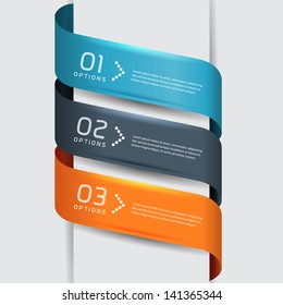 Modern business step origami style options banner. Vector illustration. can be used for workflow layout, diagram, number options, step up options, web design, infographics.