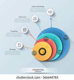 Modern business step origami style banner. Vector illustration. can be used for workflow layout, diagram, number, step up options, web design, infographics.