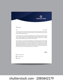 modern Business style letter head templates for your project design