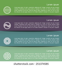 Modern business style options banner. Vector illustration. Can be used for workflow layout, diagram, number options, step up options, web design, infographics.
