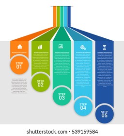 Modern business style options banner. Vector illustration. can be used for workflow layout, diagram, number options, step up options, web design, infographics.