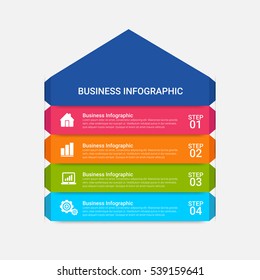 Modern business style options banner. Vector illustration. can be used for workflow layout, diagram, number options, step up options, web design, infographics.