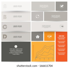Modern business template design, Vector eps10 illustration 