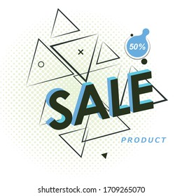 Modern business template for marketing design. Abstract geometric shape. Business brochure template. Sale discount banner. Advertising concept. Marketing business concept