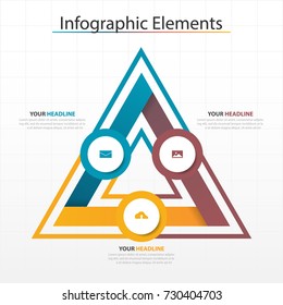 Modern business timeline process chart infographics template. Vector banner used for presentation and workflow layout diagram, web design. Abstract elements of graph 6 steps options.