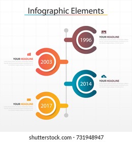 Modern business timeline process chart infographics template. Vector banner used for presentation and workflow layout diagram, web design. Abstract elements of graph 6 steps options.