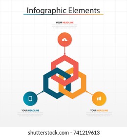 Modern business timeline process chart infographics template. Vector banner used for presentation and workflow layout diagram, web design. Abstract elements of graph 