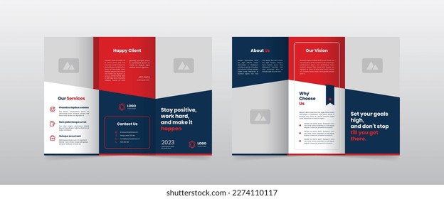 Modern Business Trifold Brochure Template