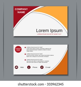Modern business visiting card, banner, badge, poster, sticker, mockup, flyer, label vector template. Abstract geometric style background