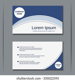 Modern business visiting card, banner, badge, poster, sticker, mockup, flyer, coupon, voucher, label vector template. Abstract style design