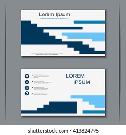 Modern business visiting card, banner, badge, poster, sticker, flyer, coupon, voucher, label vector template