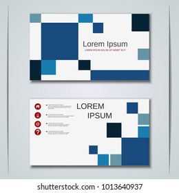 Modern business visiting card, label, sticker, badge vector design template