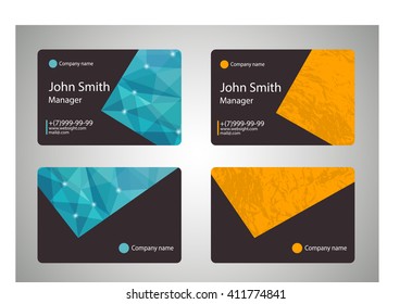 Modern Business-Card Set. 