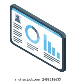Modern businessman touching transparent futuristic screen showing financial charts, graphs, and data analytics